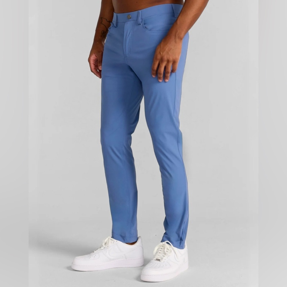 Red Vanley Kent Pull-On Trouser - Picture 2 of 3